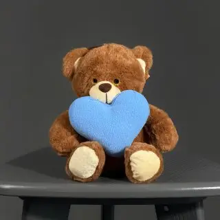 Мягкая игрушка Топотыж голубое сердце 