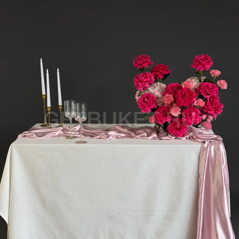 232151 Свадебная композиция "Розовая романтика"