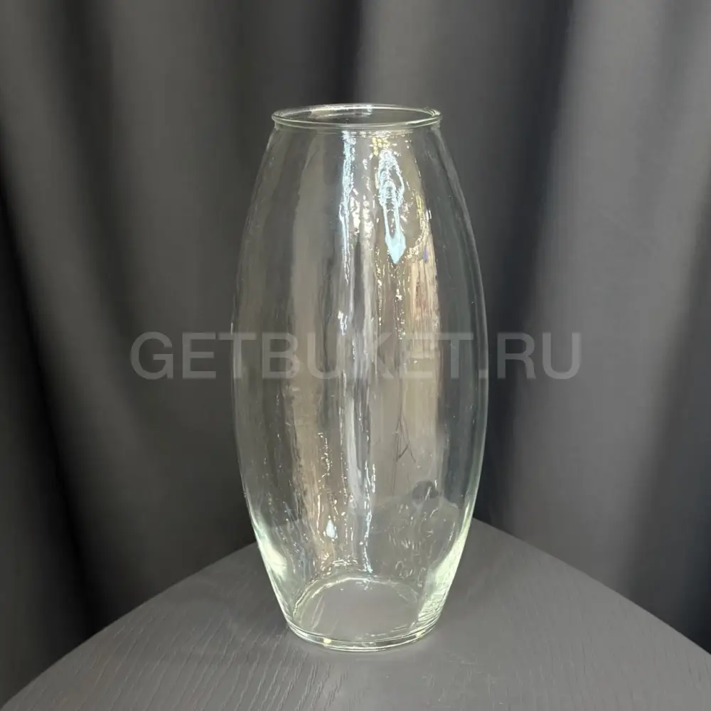 209544 Ваза декоративная "Эллипсоид" прозрачная