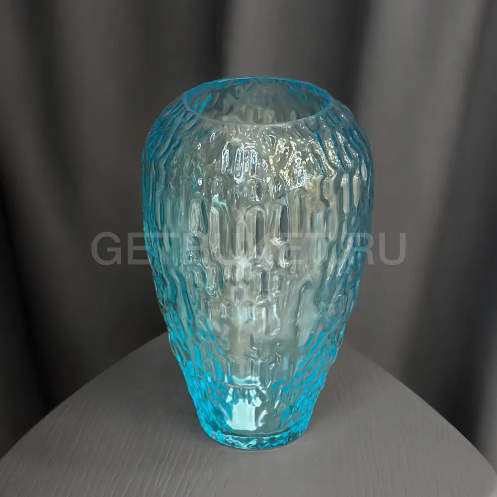 235459 Ваза стекло "Линда бирюза"