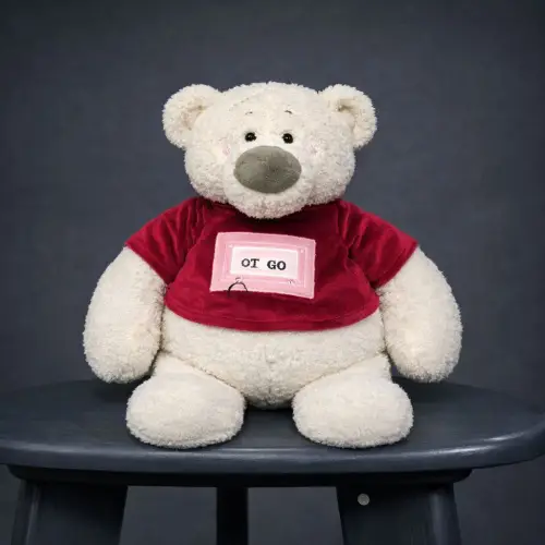 Медведь Тато в алой майке