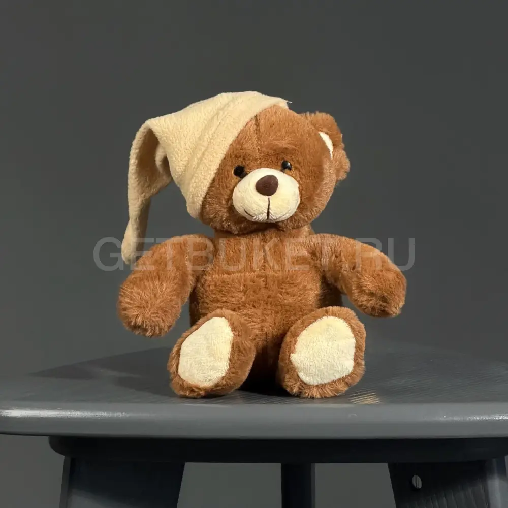 223070 Мишка Топотыж в бежевом колпаке