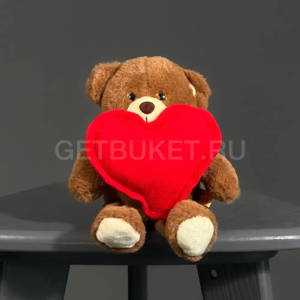 223062 Мягкая игрушка Топотыж красное сердце 