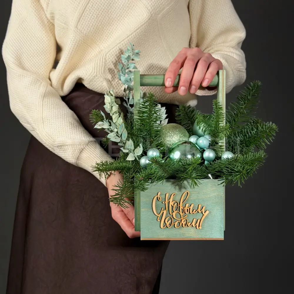 223025 Зимняя композиция "С Новым Годом"