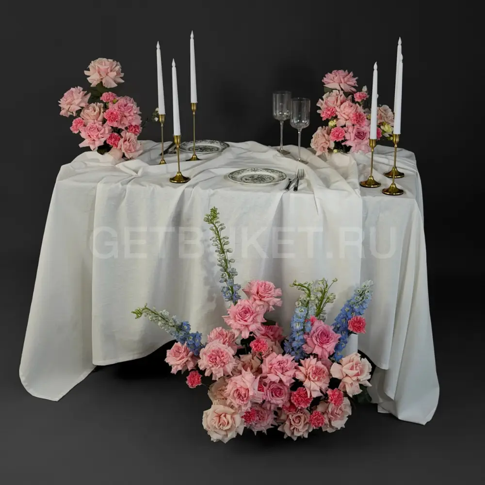 232179 Свадебная композиция "Цветочная гармония"