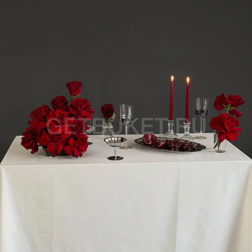 232160 Свадебная композиция "Глубокая романтика" 