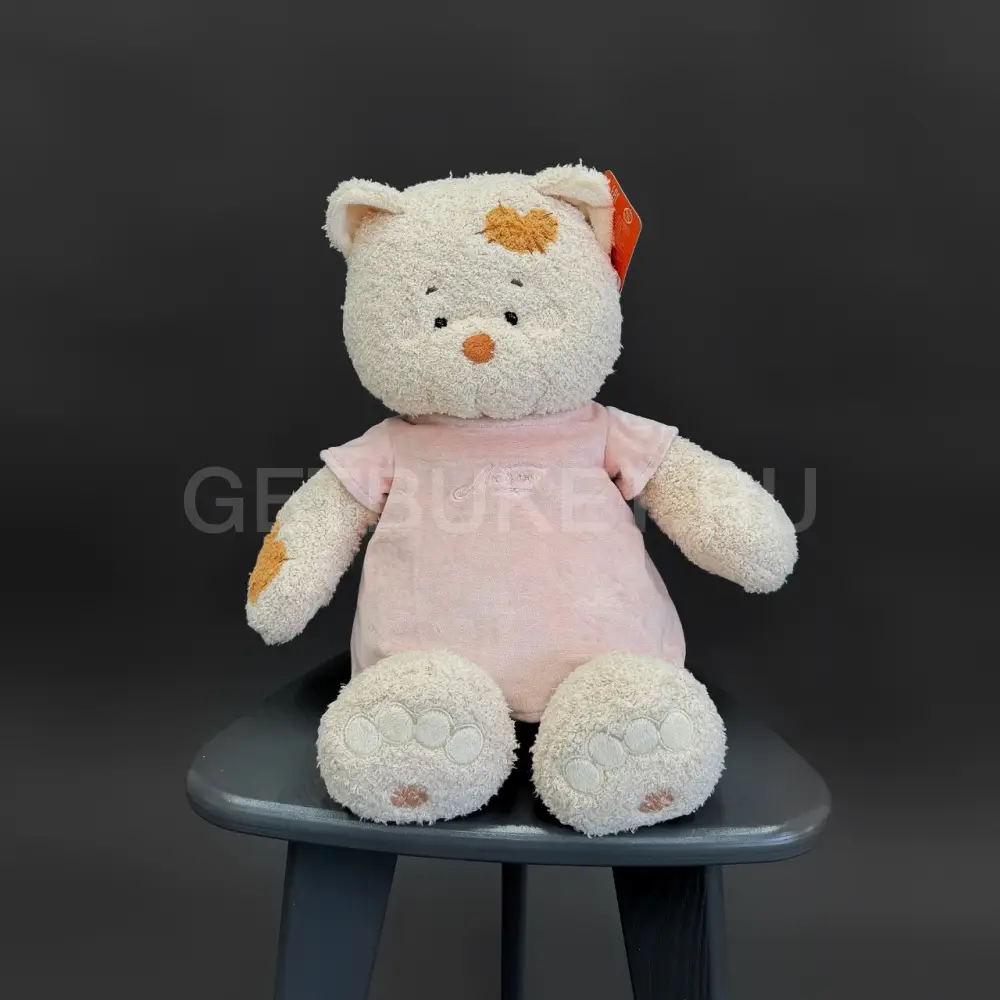 226851 Мягкая игрушка Кошка Мэри в пудровом платье 