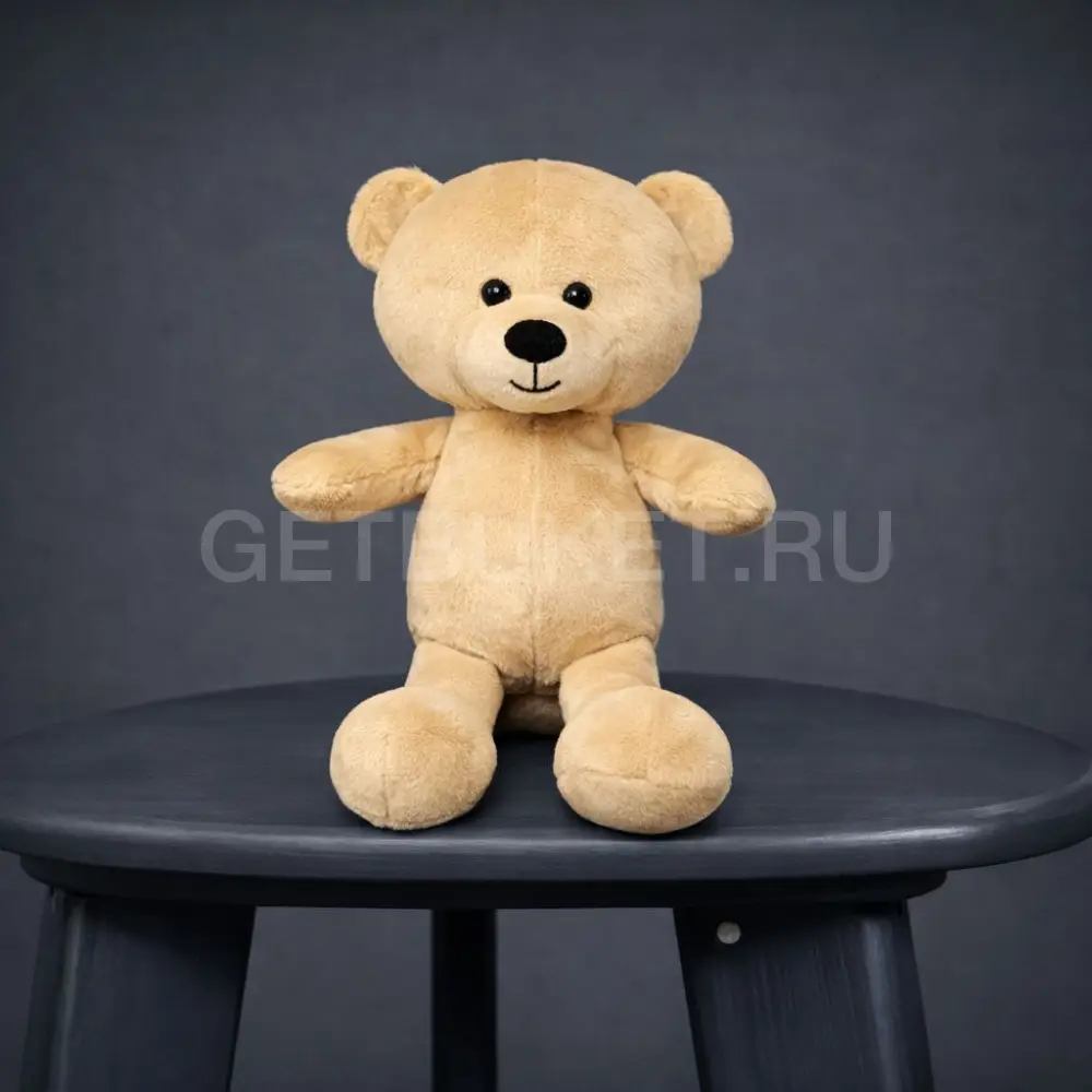 224367 Медведь Вуди кофейный