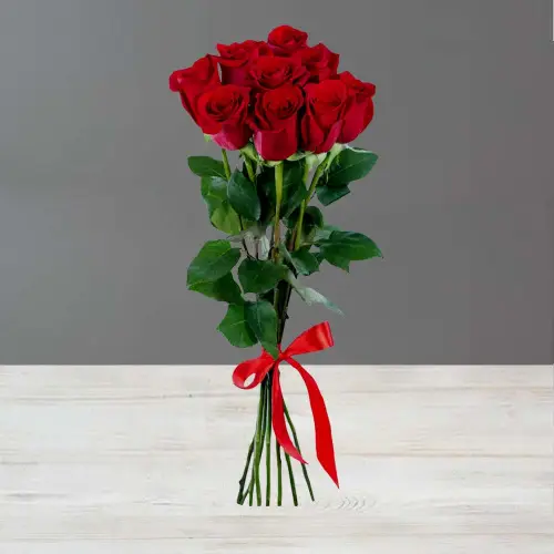 Букет из 9 красных роз